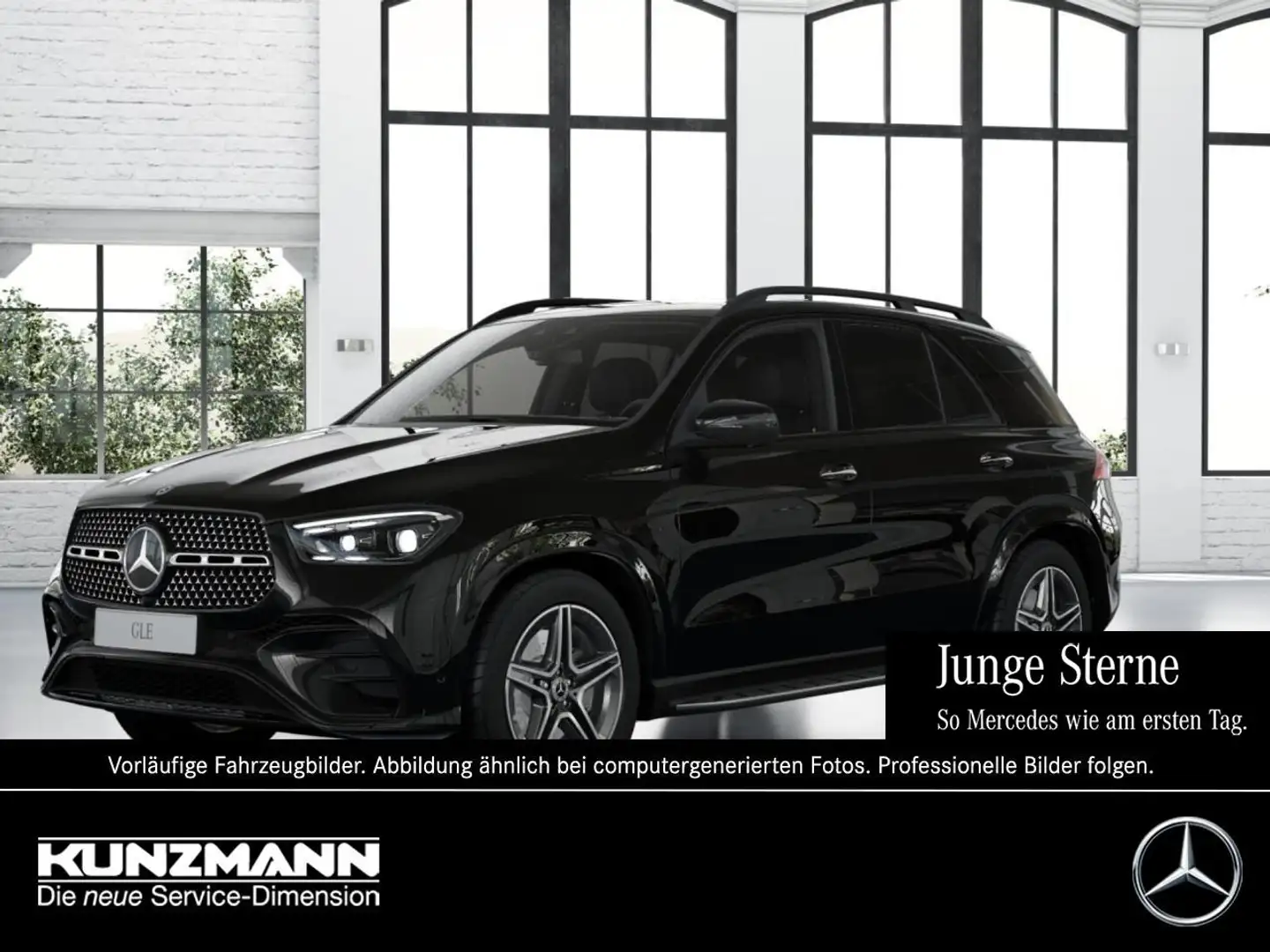 Mercedes-Benz GLE 400 e 4M AMG Night Panorama Sitzklima AHK Schwarz - 1