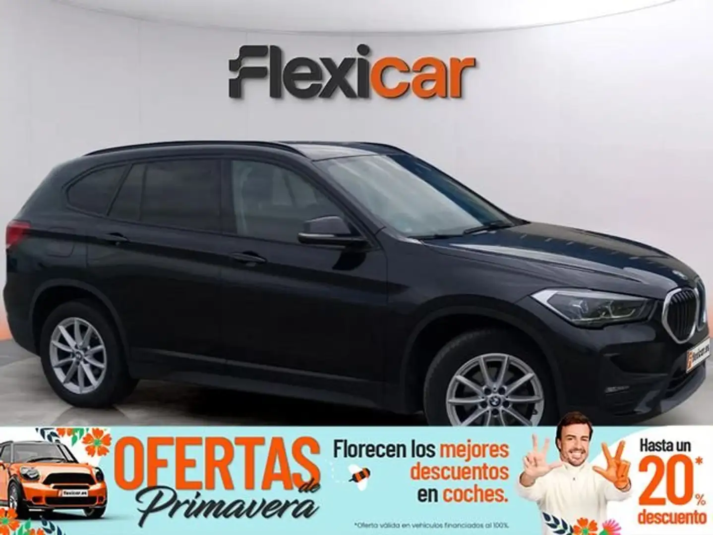BMW X1 sDrive 18d Negro - 1