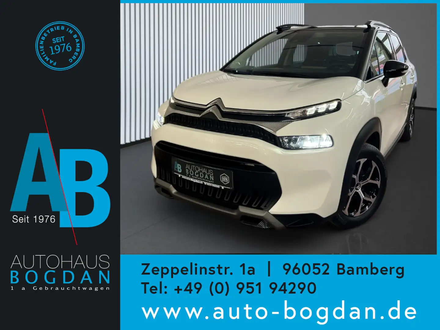 Citroen C3 Aircross Plus AppleCarplay/AndroidAuto*LED*Tempomat*Alu Weiß - 1
