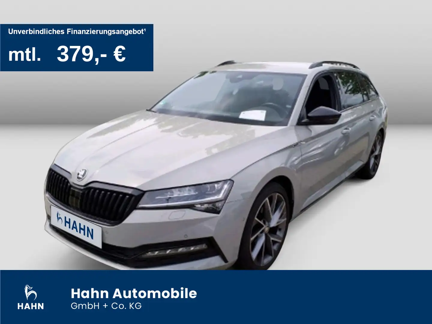 Skoda Superb Combi 1.5TSI Sportline DSG AHK-Vorb. Navi Grijs - 1