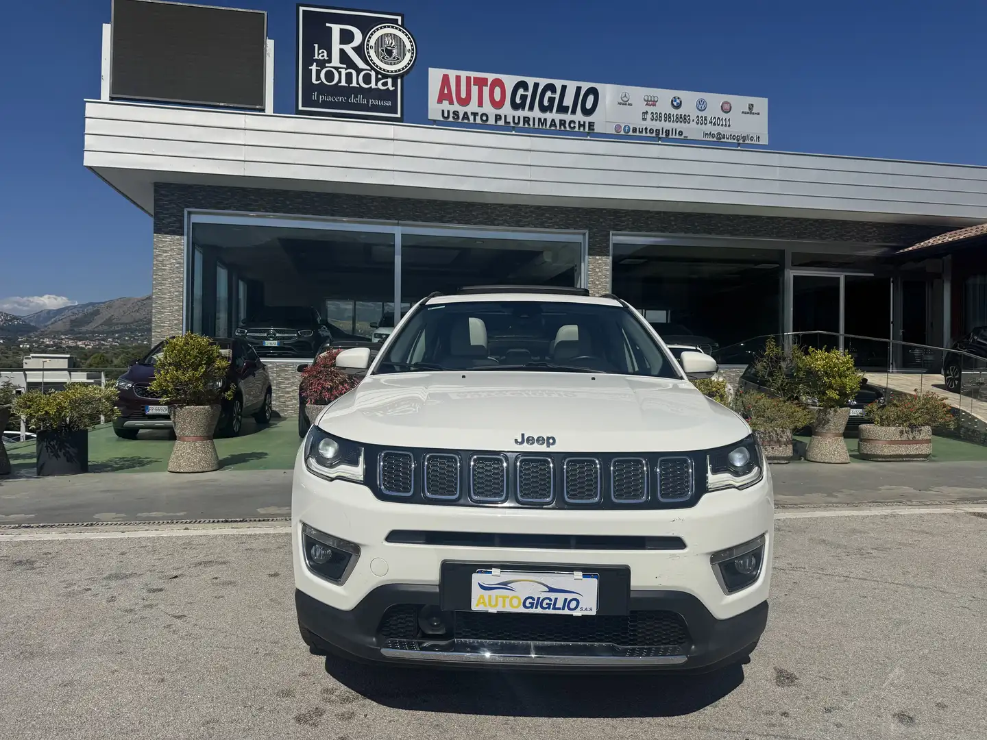 Jeep Compass Compass II 1.6 mjt Limited 2wd 120cv my19 TETTO Blanc - 2