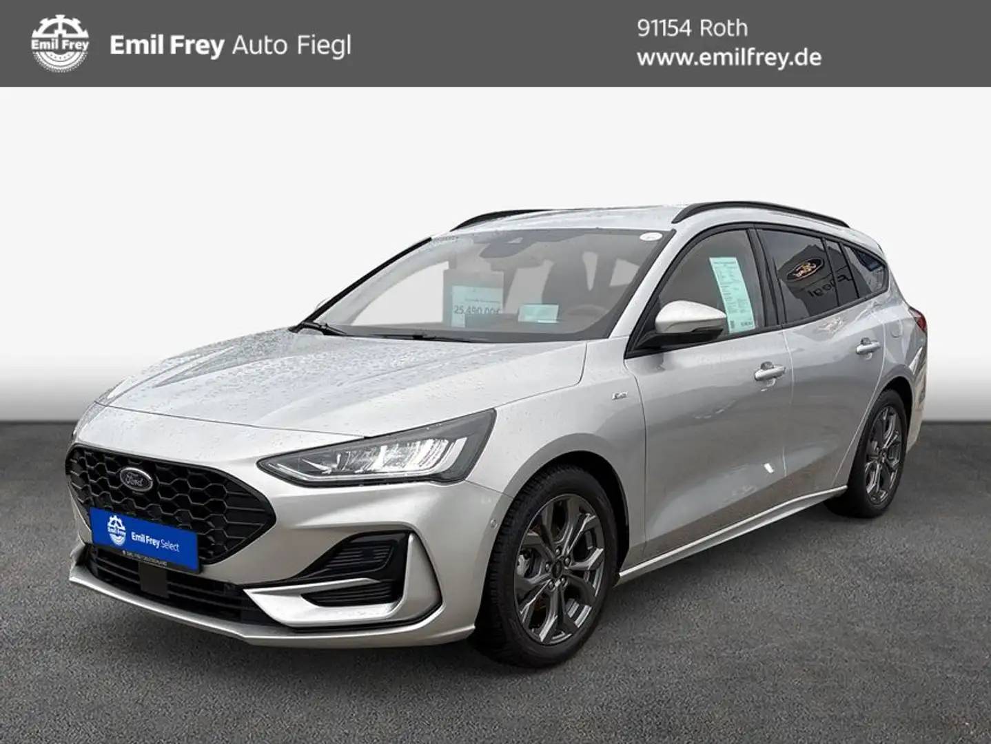 Ford Focus Turnier 1.0 EcoBoost Hybrid ST-LINE X Zilver - 1