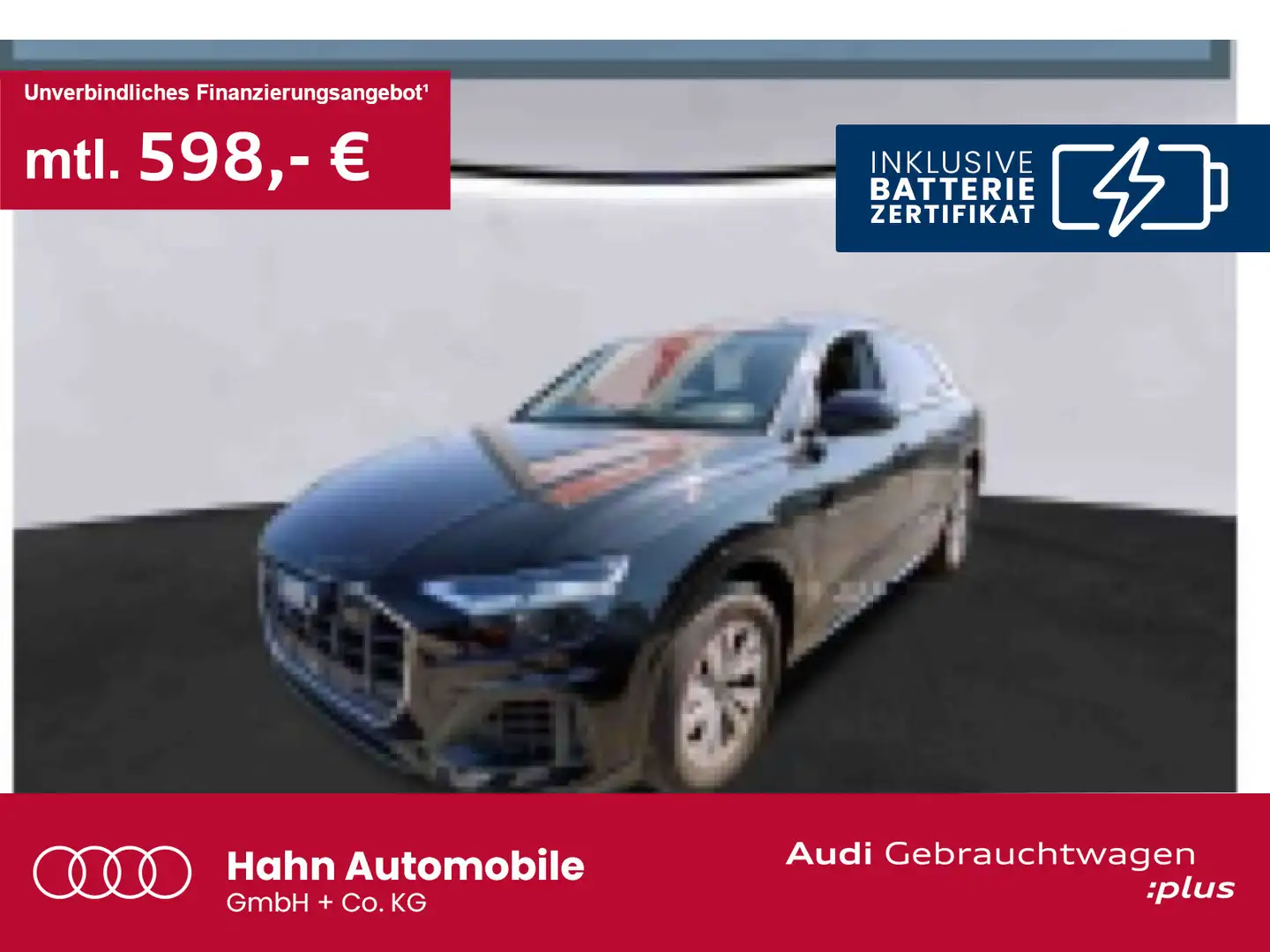 Audi Q8 55 TFSIe quattro Leder CAM Busin Eionparkh Si Schwarz - 1