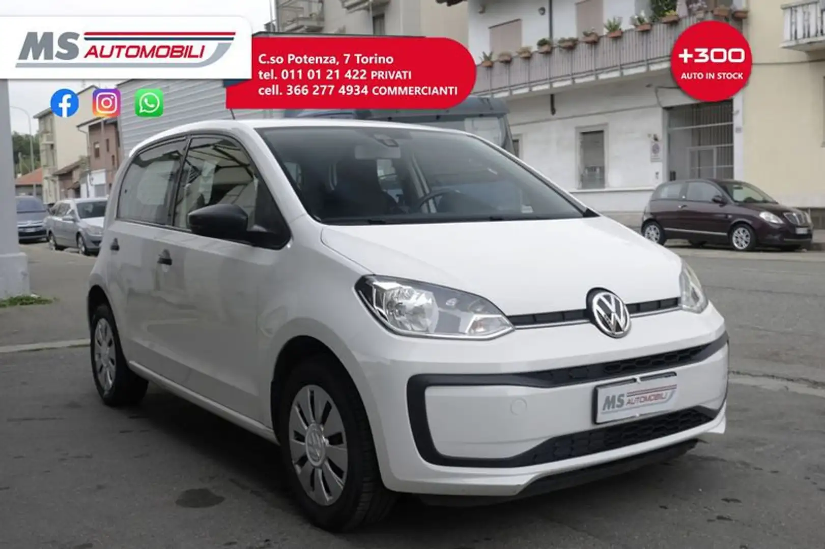 Volkswagen up! 1.0 5p. eco take  BlueMotion Technology Unicoprop Bianco - 1