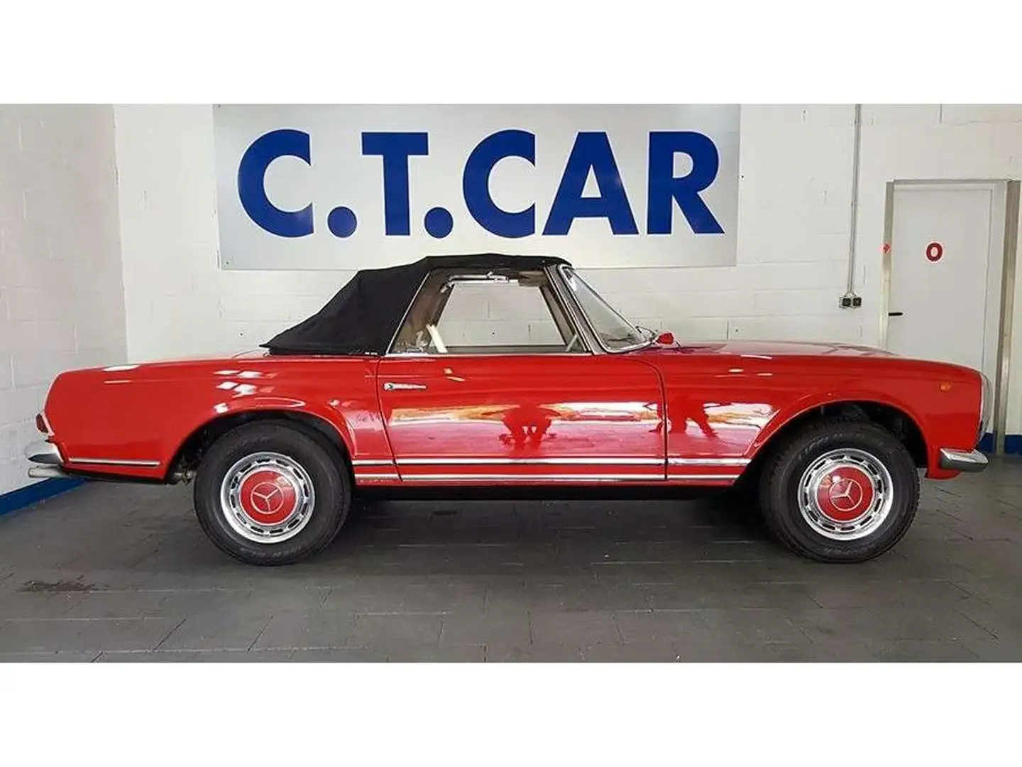 Mercedes-Benz SL 230 pagode Piros - 2