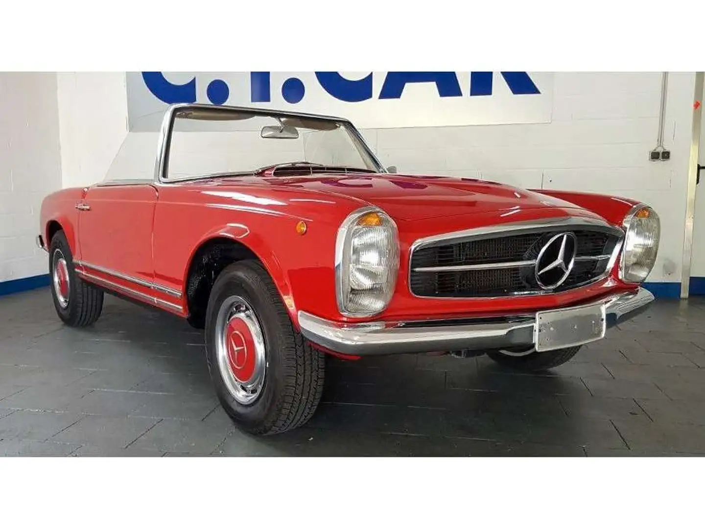 Mercedes-Benz SL 230 pagode Piros - 1