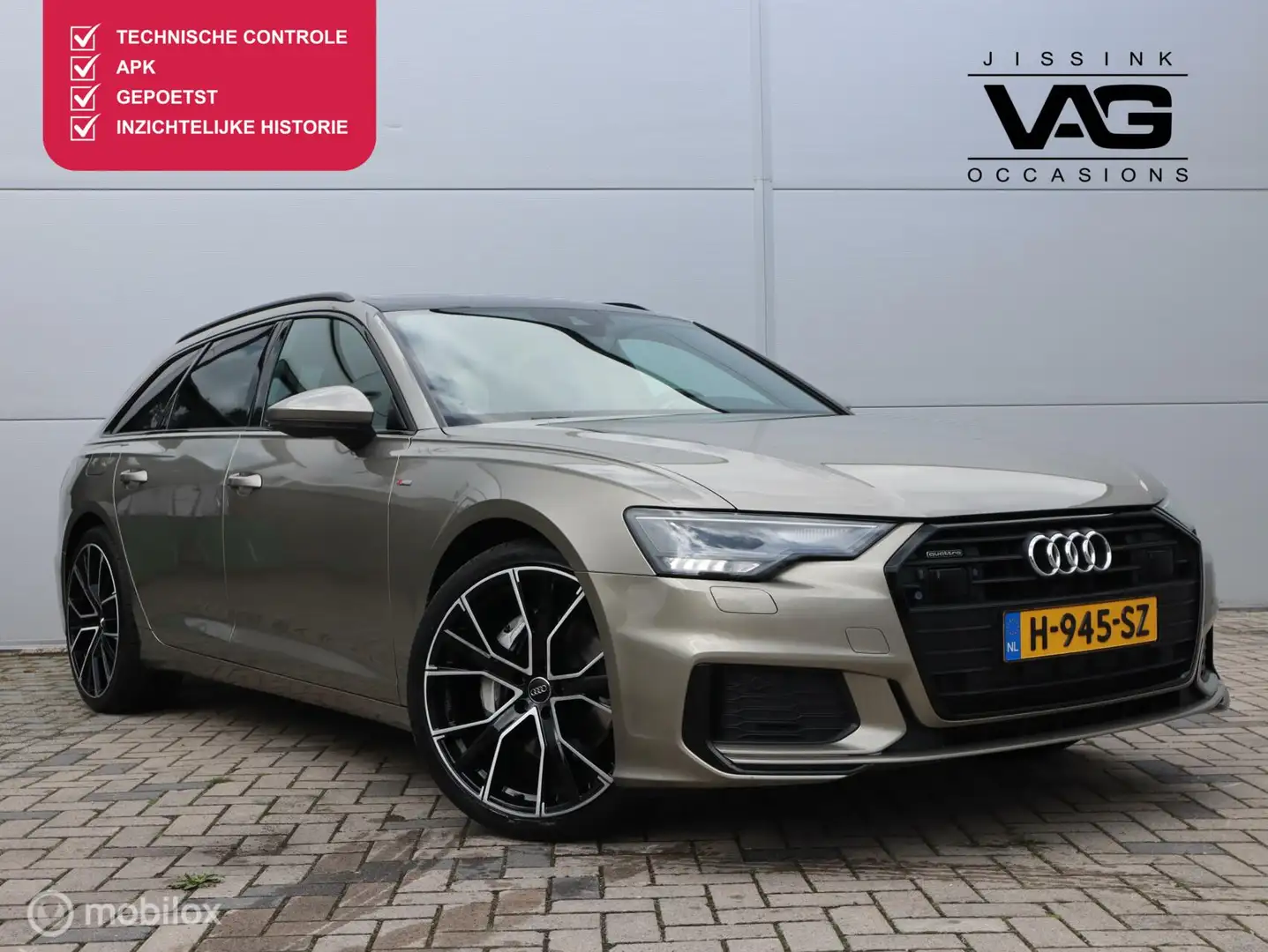 Audi A6 Avant 45 TDI S-Line quattro Pano LED Trekhaak Came Beige - 1