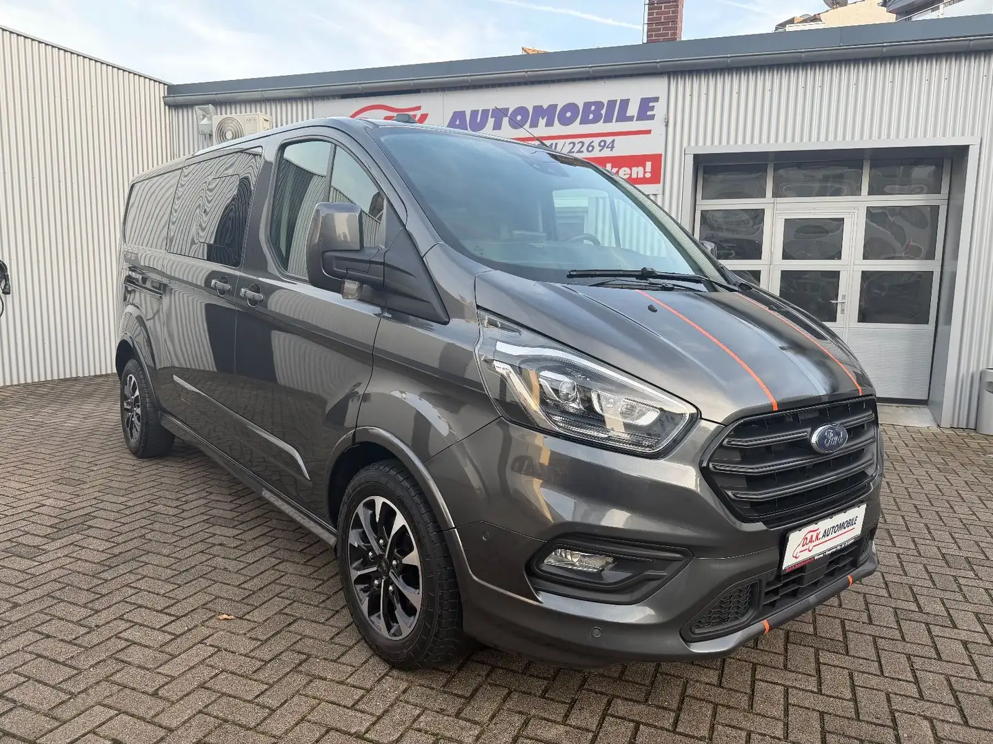 Ford Transit Custom 320 L2H1 Doppelkabine 1.Hand+Kam Серый - 1