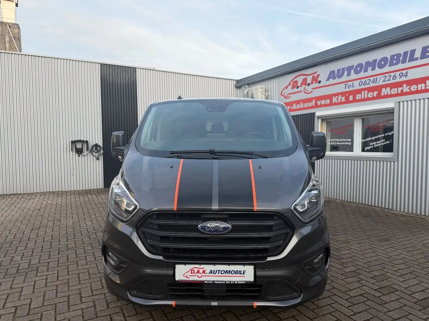 Ford Transit Custom 320 L2H1 Doppelkabine 1.Hand+Kam Серый - 2