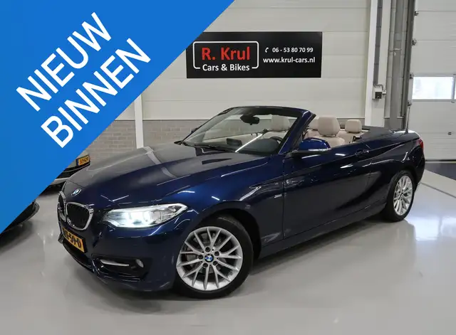 BMW 220 2-serie Cabrio 220i Sport Automaat Airco-ecc Trekh