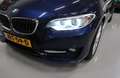 BMW 220 2-serie Cabrio 220i Sport Automaat Airco-ecc Trekh Bleu - thumbnail 31
