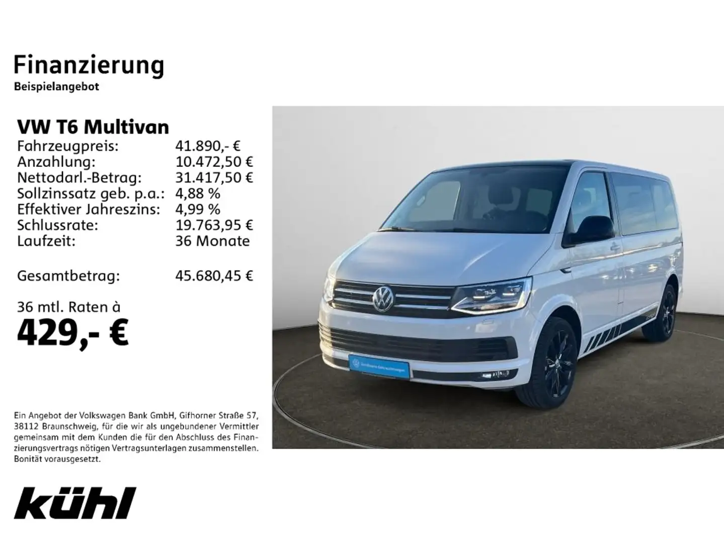 Volkswagen T6 Multivan 2.0 TDI DSG Edition Navi,AHK,LM18 Blanc - 2