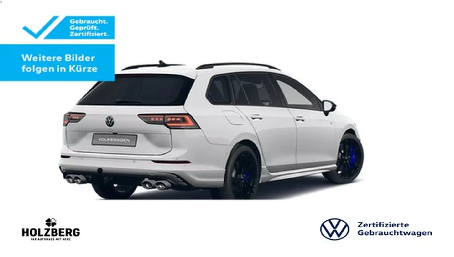 Volkswagen Golf Variant 2.0 TSI R 4Motion H&K+HEAP UP+AHK Weiß - 2