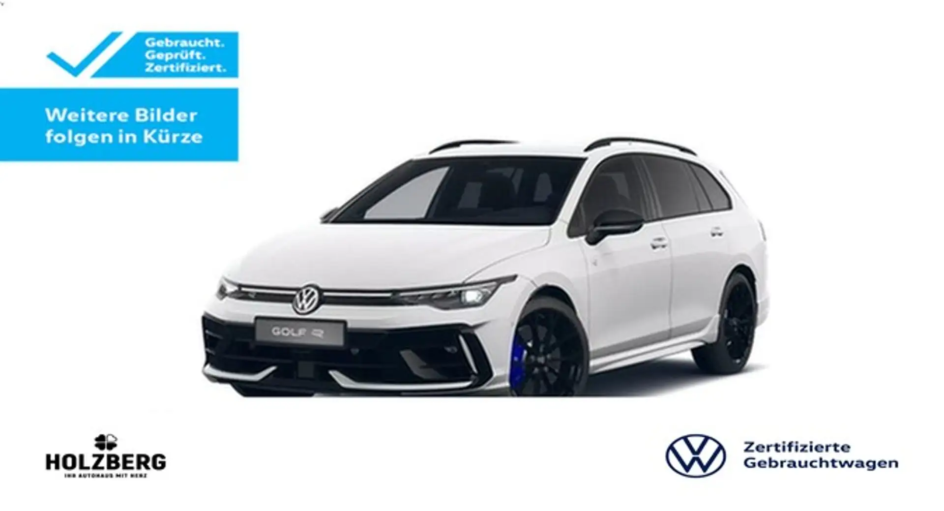 Volkswagen Golf Variant 2.0 TSI R 4Motion H&K+HEAP UP+AHK Weiß - 1