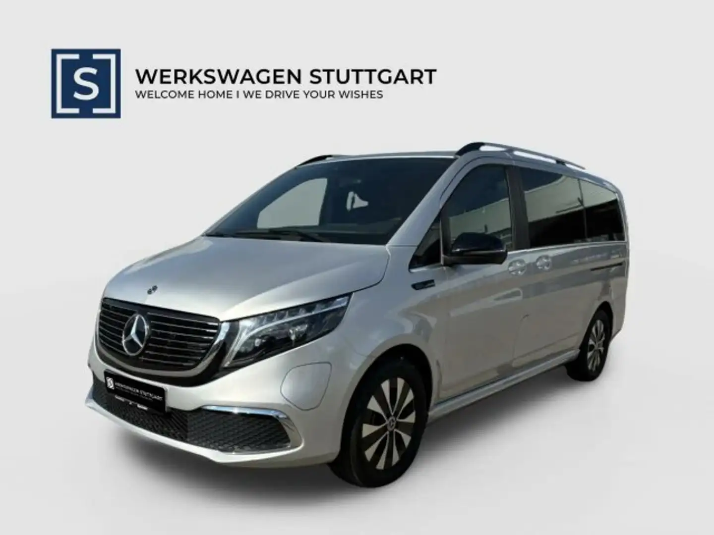 Mercedes-Benz EQV 300 EQV 300 AVANTGARDE L 7 SITZE LEDER LED TOTWINKEL Silber - 1