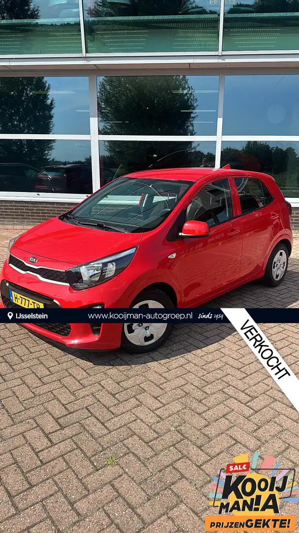 Kia Picanto 1.0 MPi ComfortPlusLine | 1e eigenaar | Dealeronde Rouge - 1