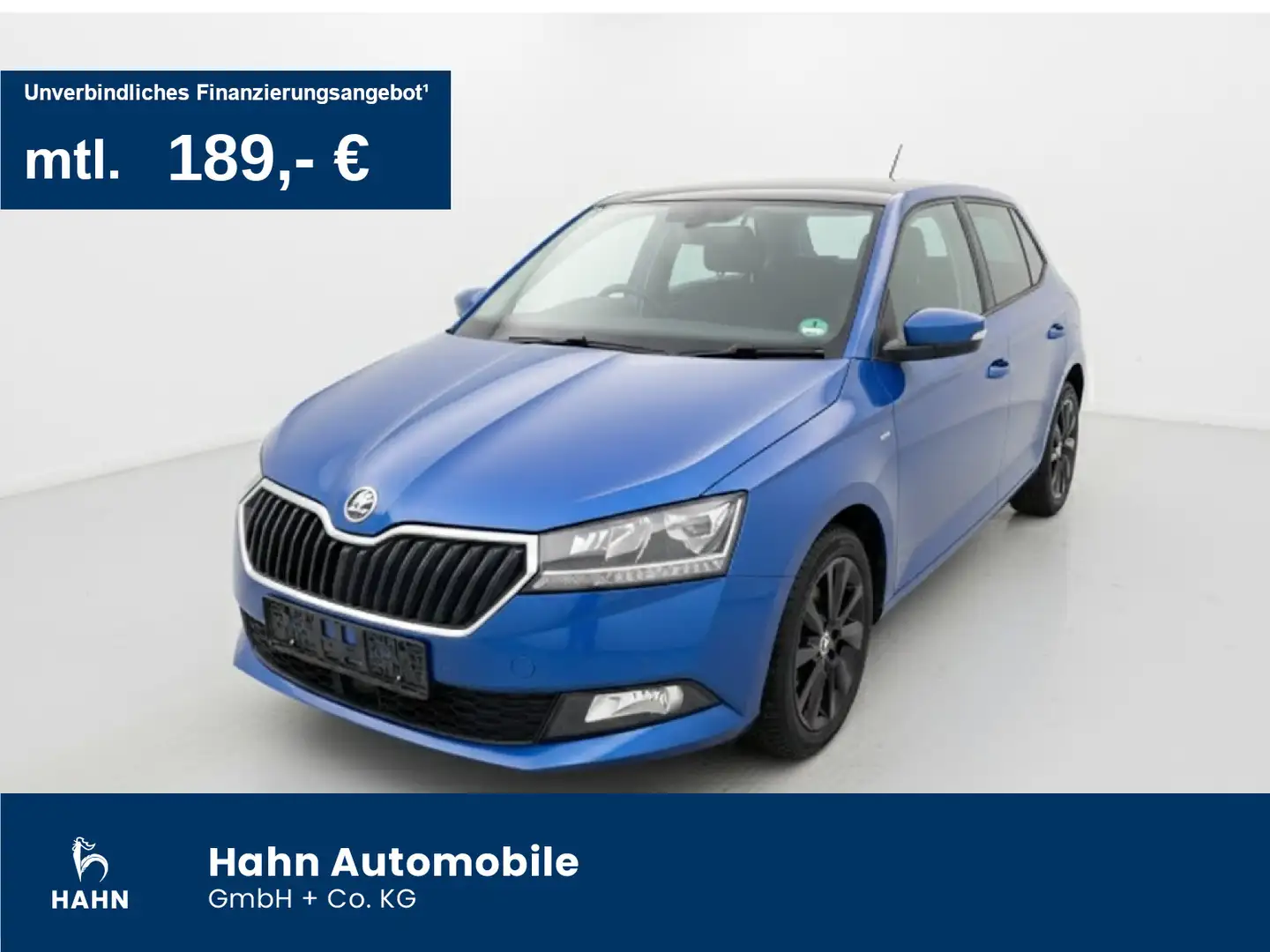 Skoda Fabia 1.0TSI Drive 125 Best of ACC LED CarConnec Blau - 1