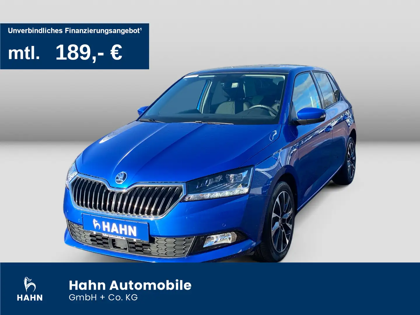 Skoda Fabia 1.0TSI Drive 125 Best of ACC LED CarConnec Blau - 1