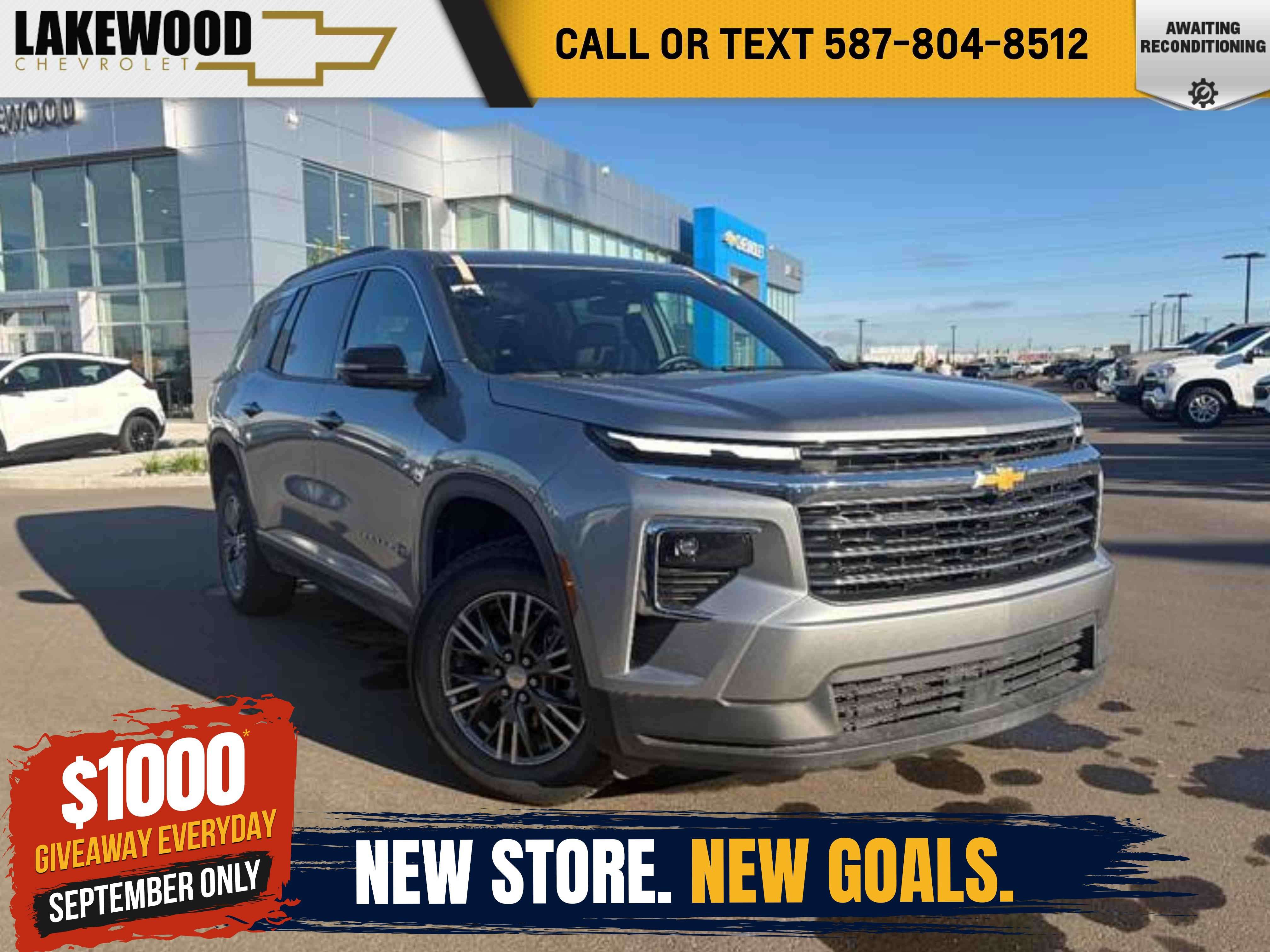 2026 Chevrolet Traverse 2LT AWD 2.5T 7 Passenger | Heated Steering Wheel