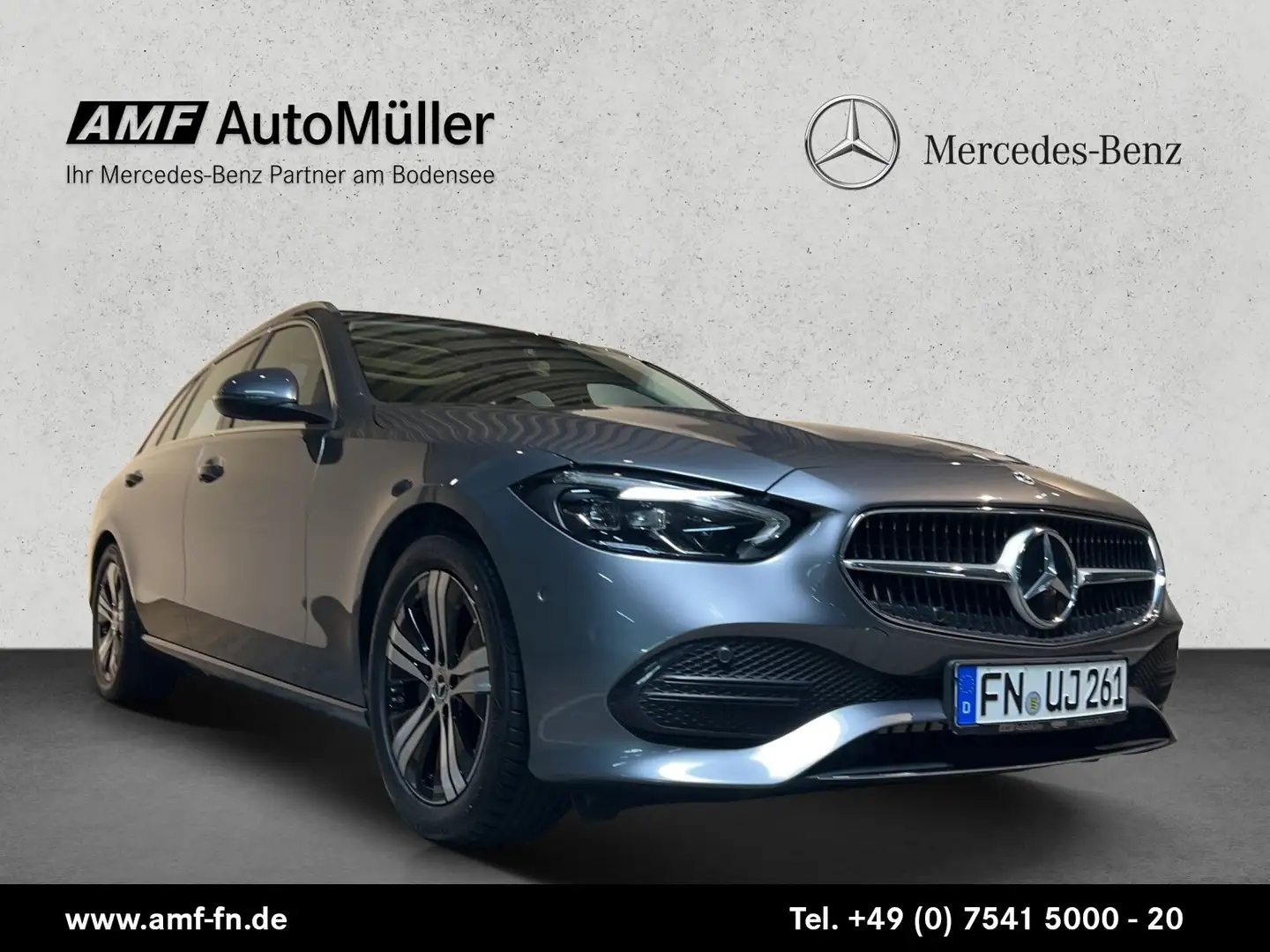 Mercedes-Benz C 180 C 180 T Avantgarde PANO+AHK+LED+KAMERA+MBUX+SHZ+ Grau - 1