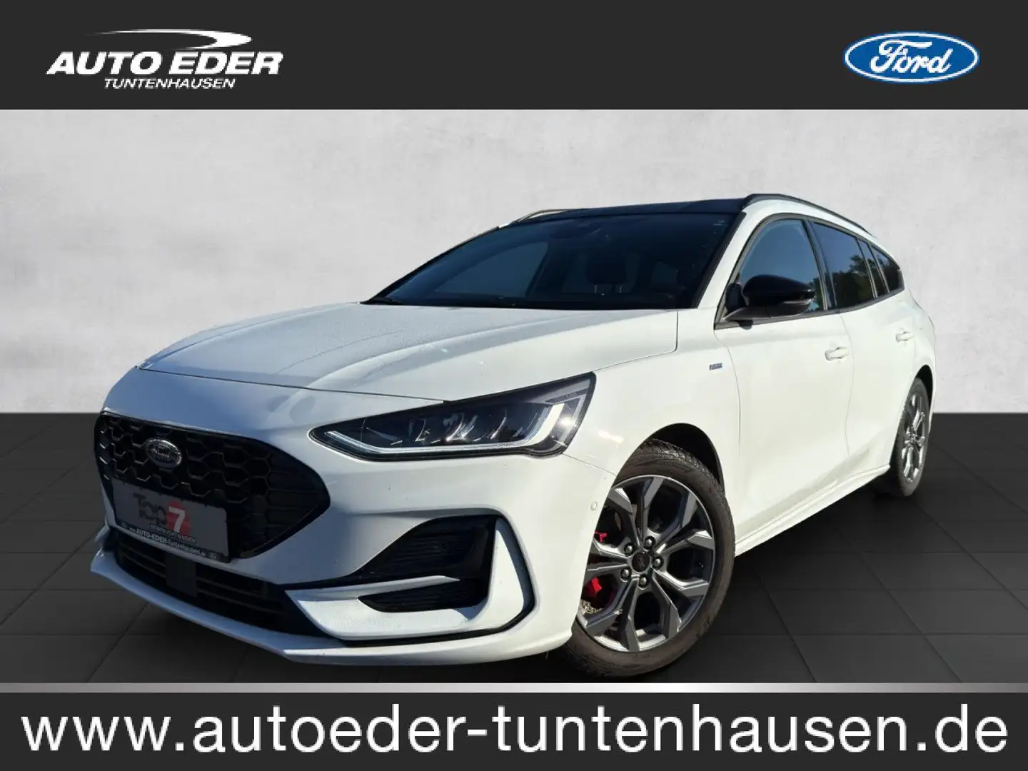 Ford Focus ST-Line Turnier Automatik Sportpaket Navi Weiß - 1
