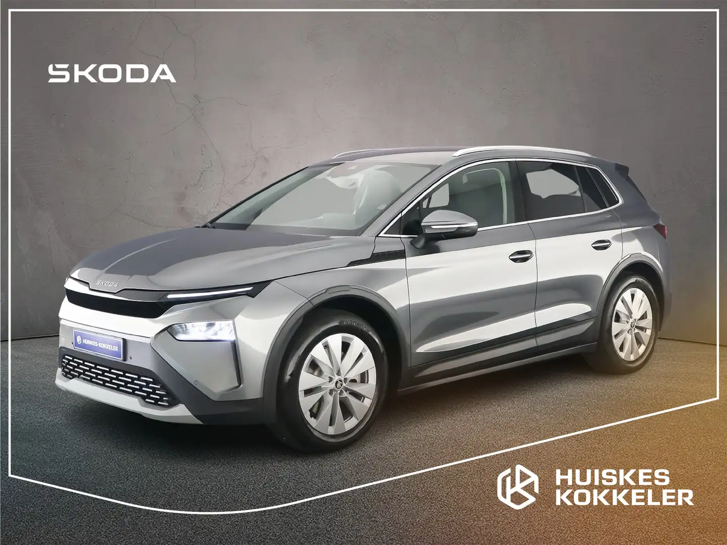 Skoda Elroq Elektromotor 82 kWh 286pk Business Edition - Tour Grijs - 1