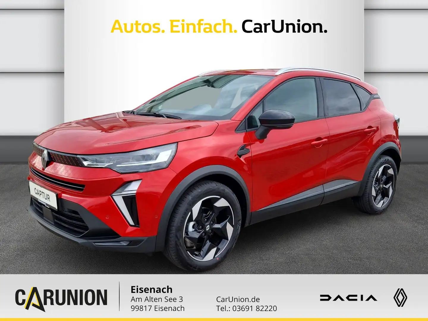 Renault Captur Techno Mild Hybrid 140 Rot - 1