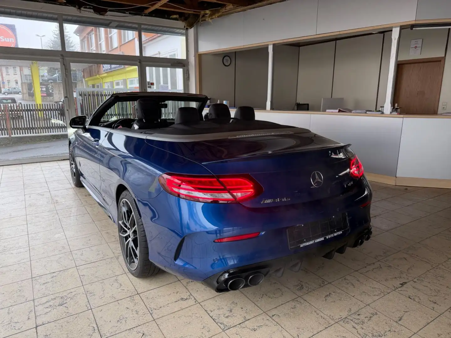 Mercedes-Benz C 43 AMG C43 AMG Cabrio 4M*AIRCAP*AIRSCARF*BURM*PERFABGAS Blau - 2