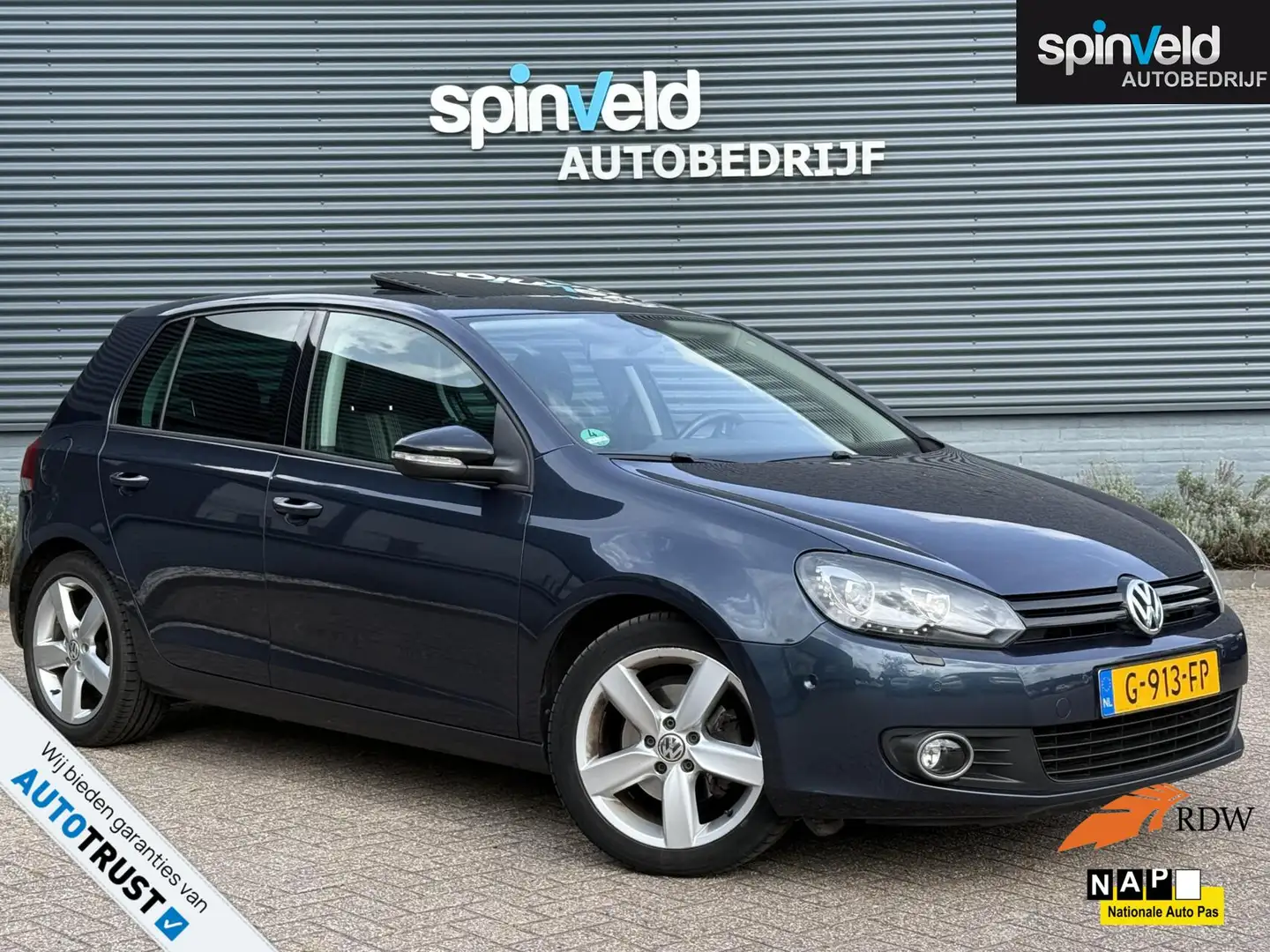 Volkswagen Golf 1.4 TSI Highline BJ`12 Schuifdak Stoelverwarming Bleu - 1