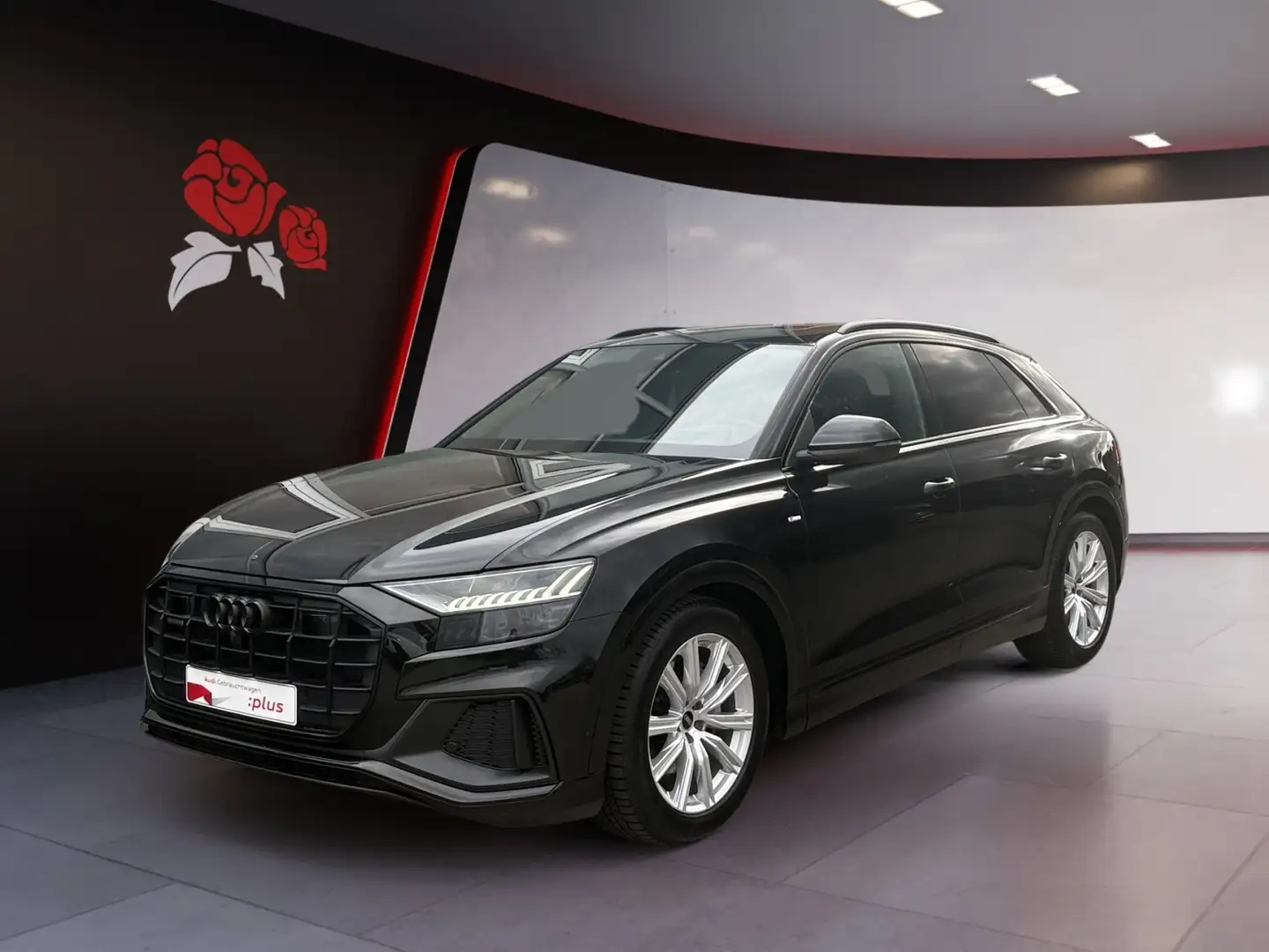Audi Q8 50 3.0 TDI quattro S-line HUD 360° ACC Pano Allra Schwarz - 2