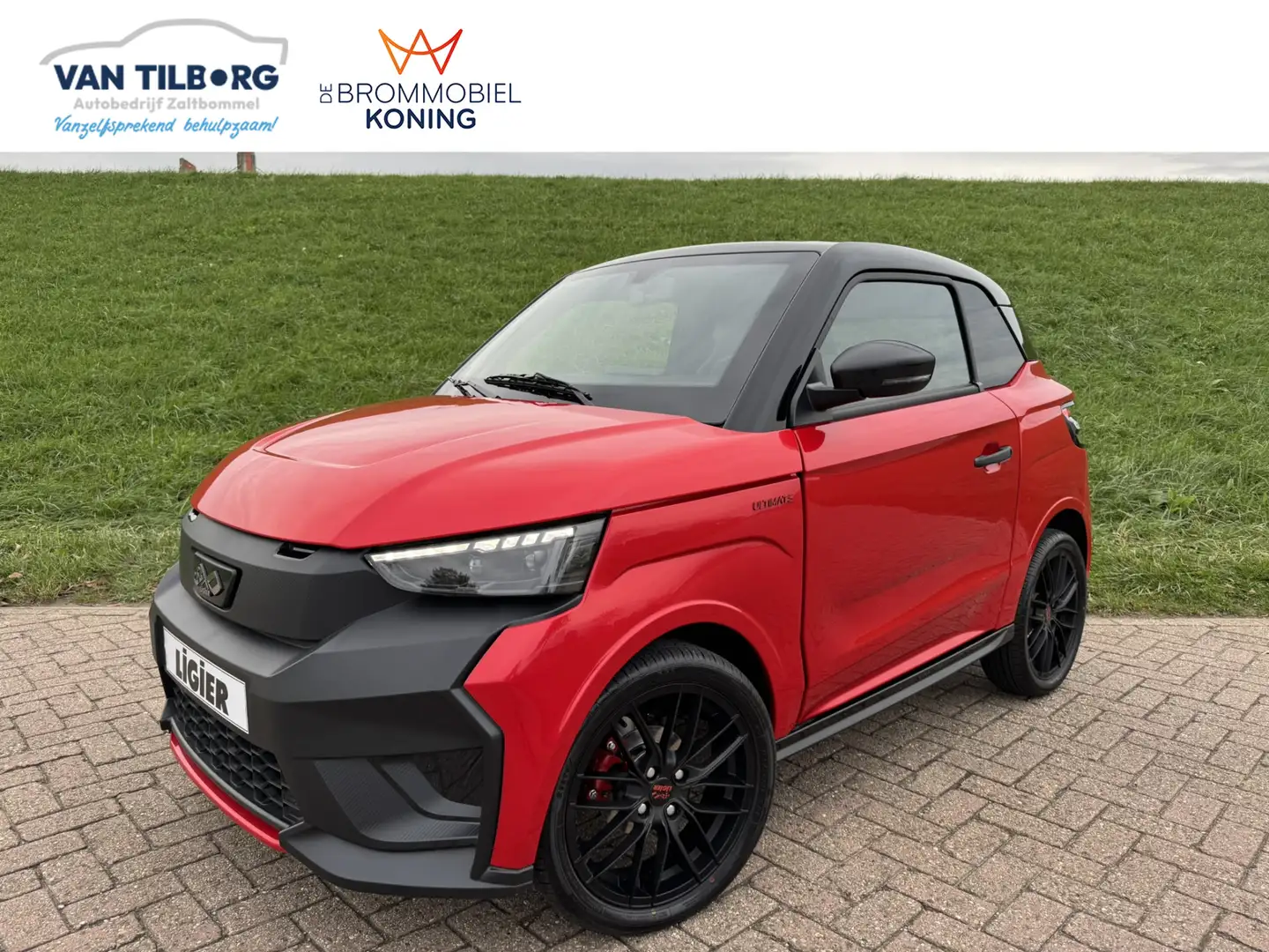 Ligier JS 50 Brommobiel C Sport Ultimate Apple Carplay | Achter Rood - 1