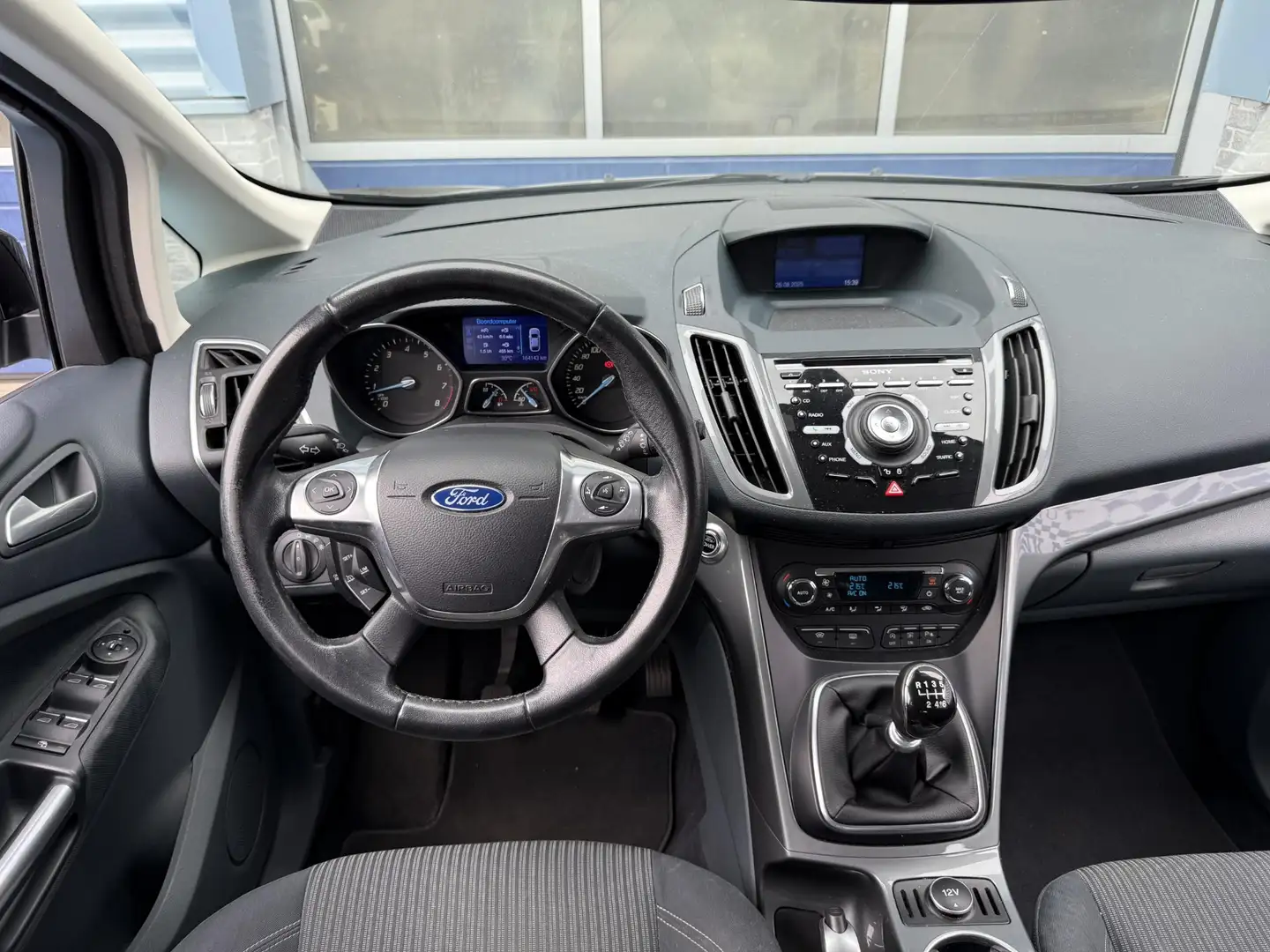 Ford C-Max 1.0 Lease Titanium 4 NIEUWE ALL SEASON CRUISE PARK Zwart - 2