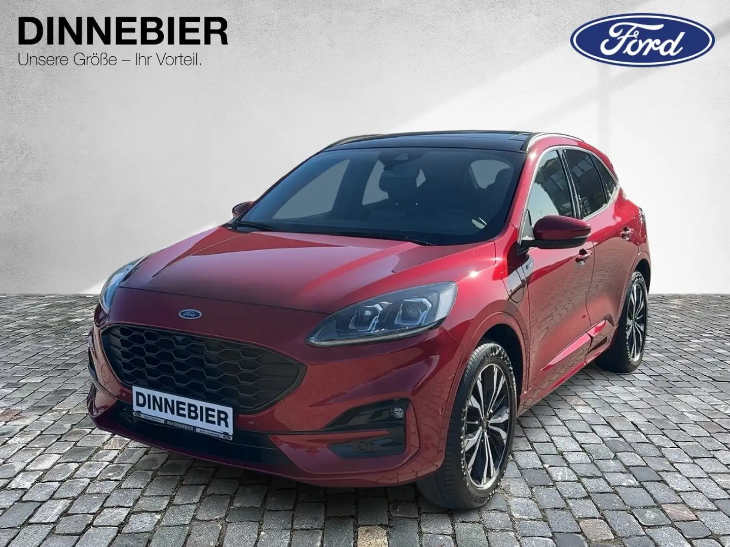 Ford Kuga ST-Line X LED+AHK+Glasdach+Kamera+SHZ Roşu - 2