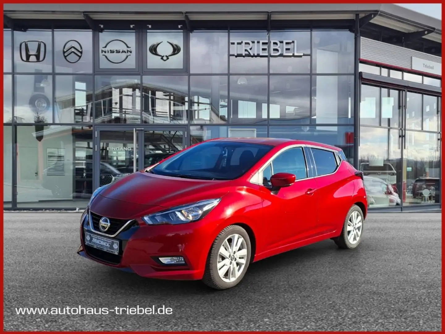 Nissan Micra N-WAY IG-T 100 X-Tronic °SHZ°RFK°PDC°AAC° Rouge - 1