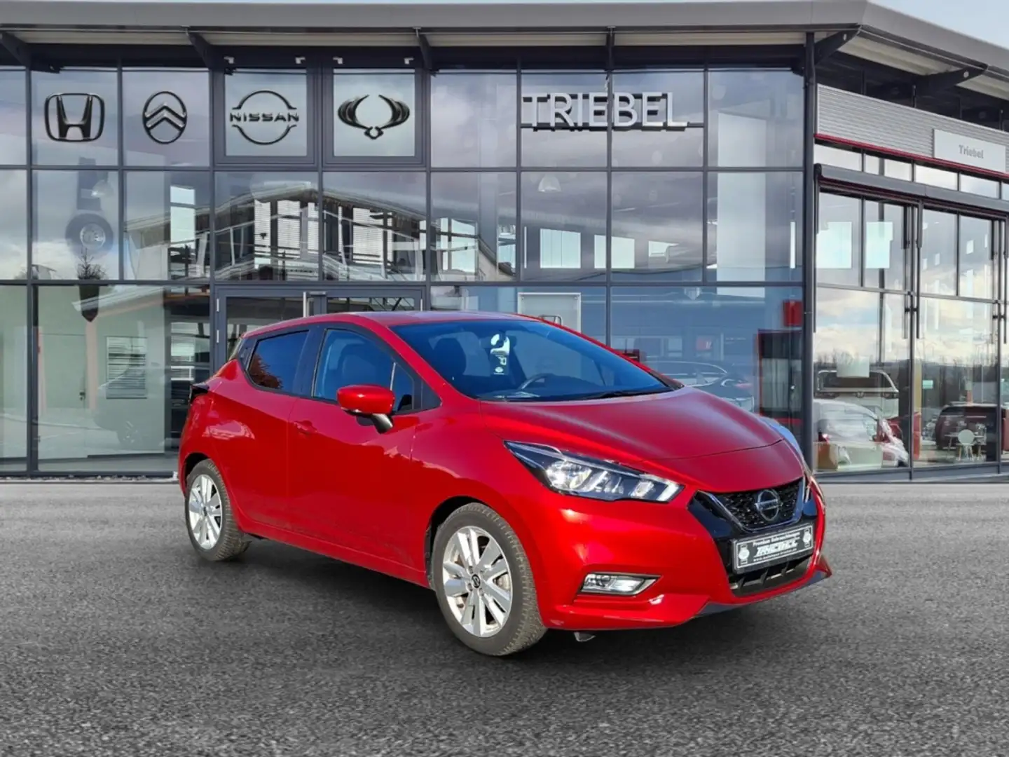 Nissan Micra N-WAY IG-T 100 X-Tronic °SHZ°RFK°PDC°AAC° Rouge - 2