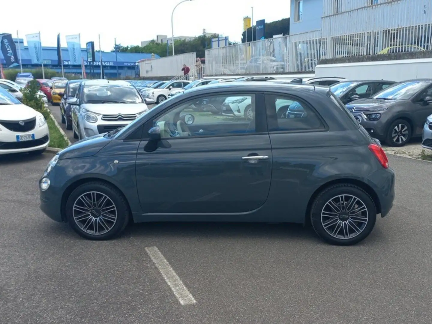 Fiat 500 1.0 70cv Ibrido Pop Grigio - 2