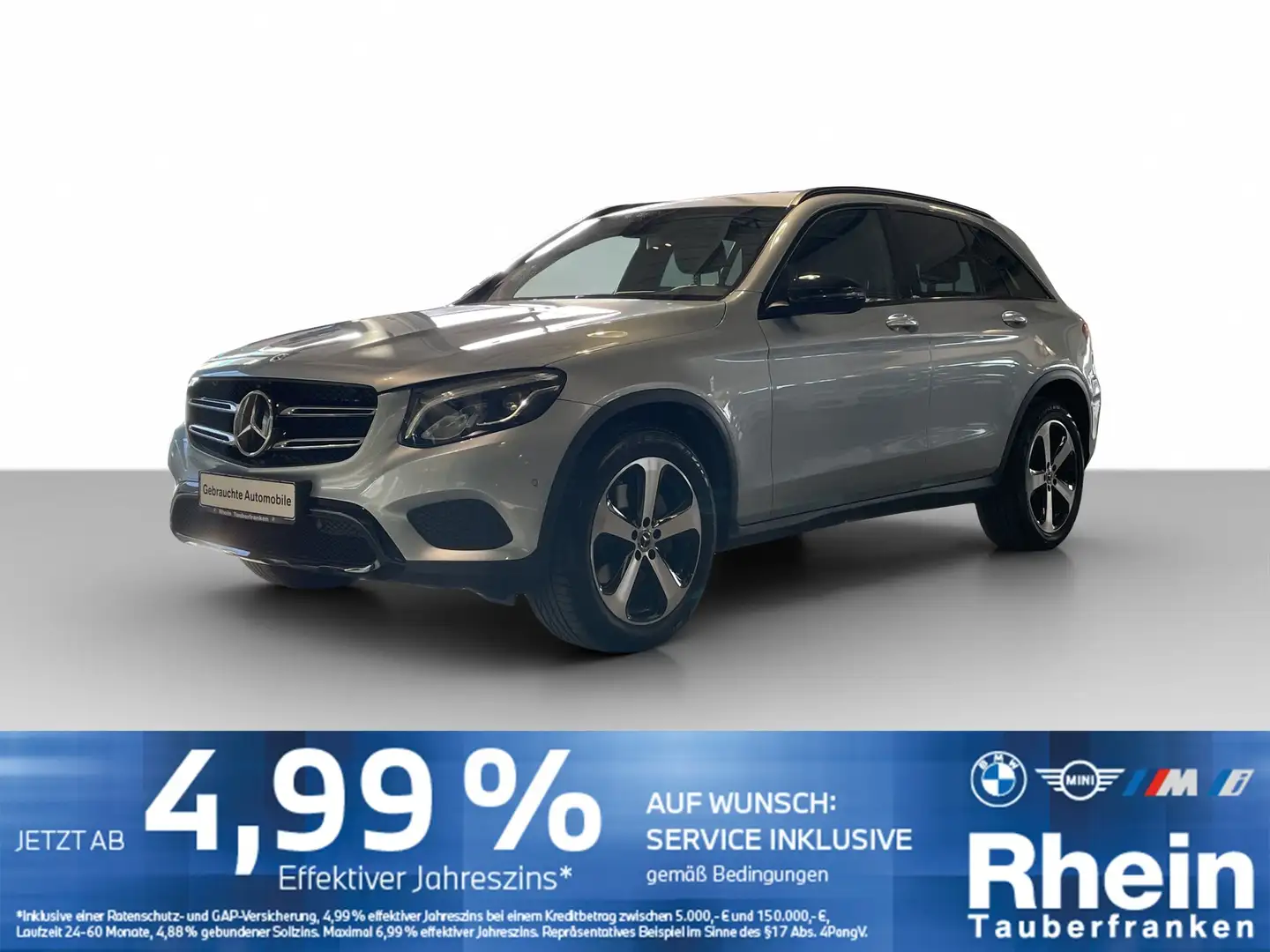 Mercedes-Benz GLC 250 d 4Matic Navi*AHK*SHZ*MFL* Zilver - 1