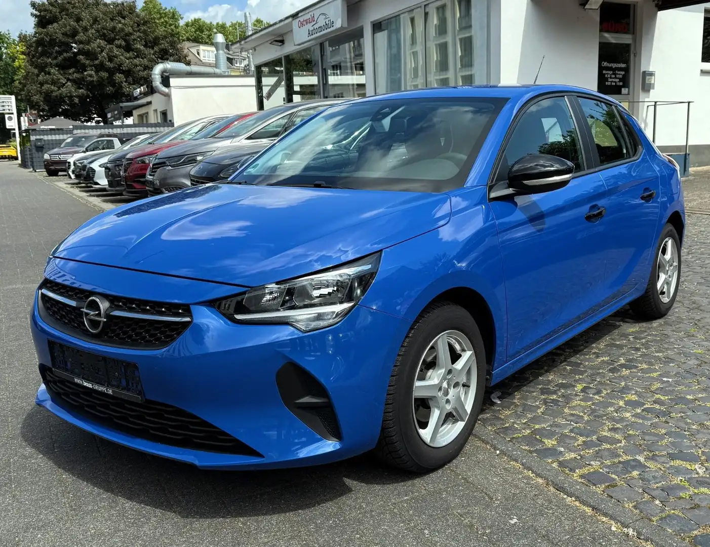 Opel Corsa 1.2 F Edition Klima 1.Hand Euro6 Alu MFL Blau - 1