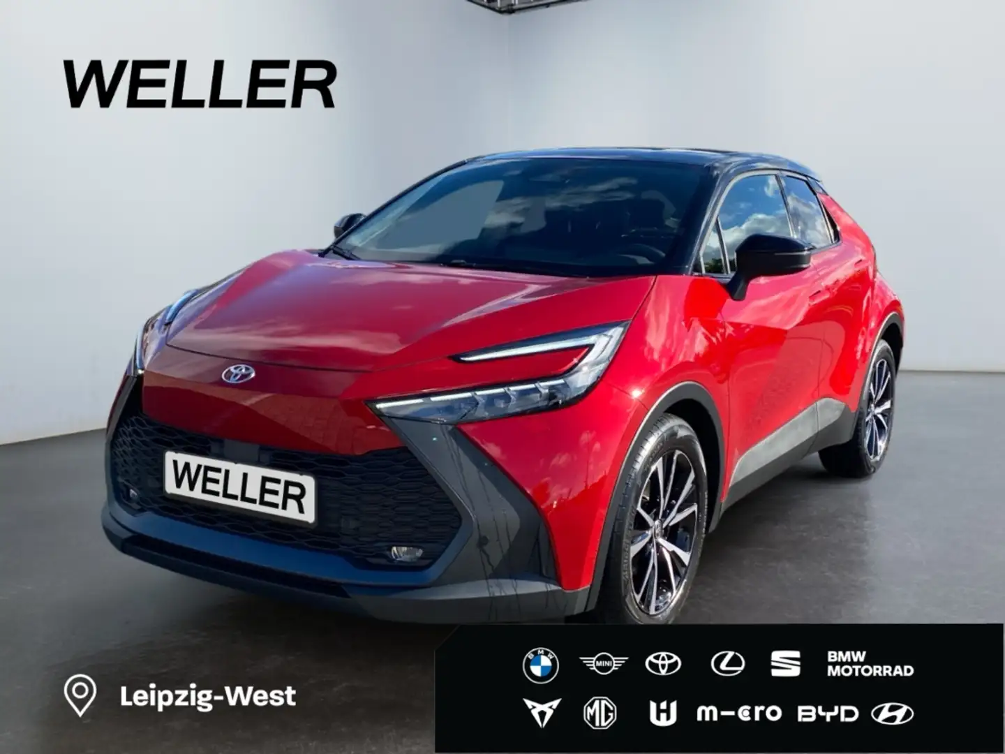 Toyota C-HR 1.8 Hybrid Teamplayer *LED*el Heck*SHZ*CAM* Rot - 1