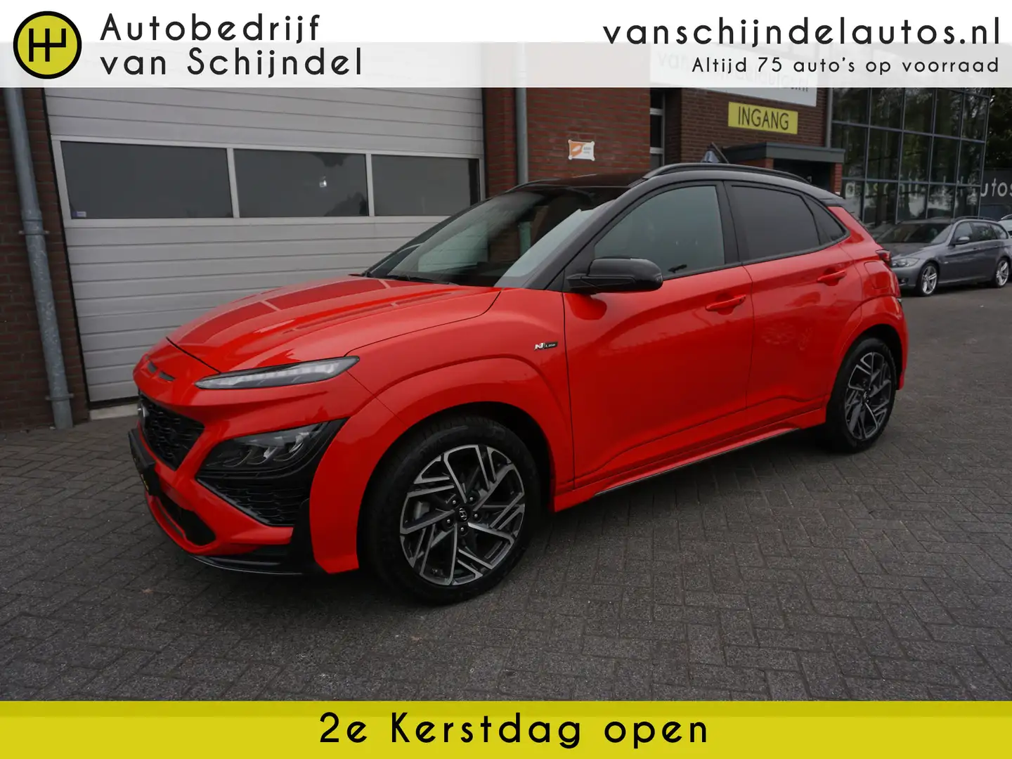 Hyundai KONA 1.0 T-GDI N LINE KEURIGE NETTE STAAT! ORIGINEEL NL Rouge - 1