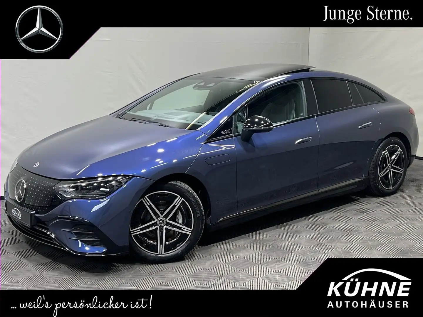 Mercedes-Benz EQE 350 4M AMG Premium Plus Paket Night Hud+Pano Azul - 1