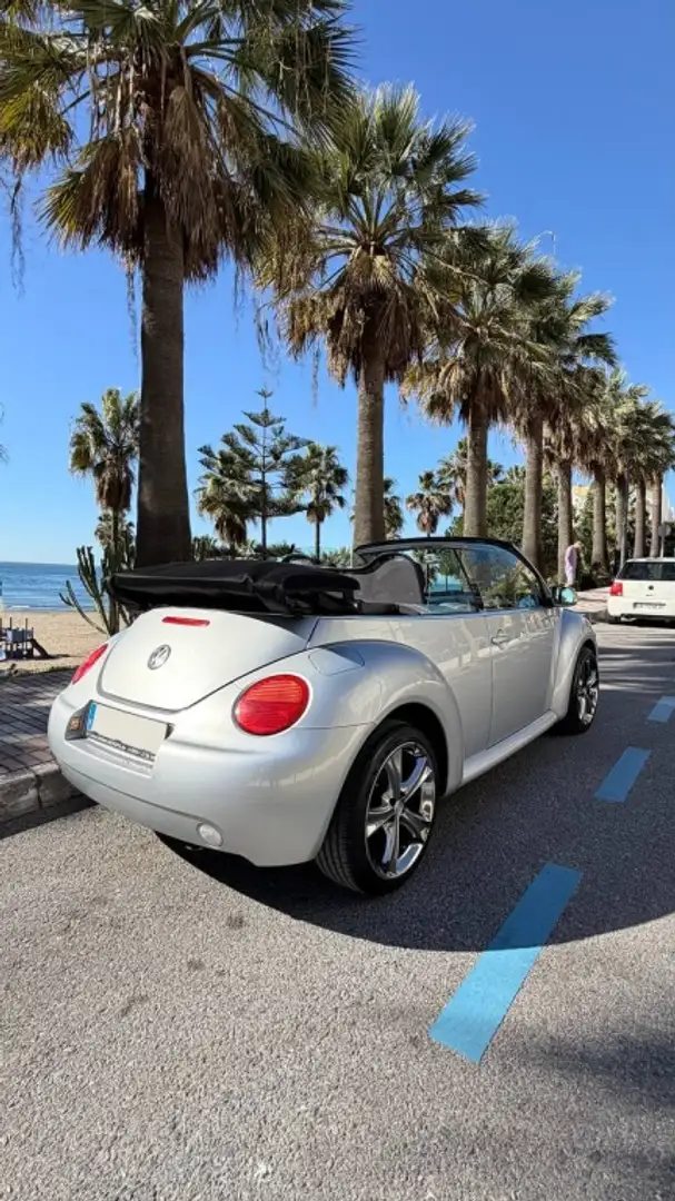 Volkswagen Beetle Cabrio 1.6 Plateado - 2