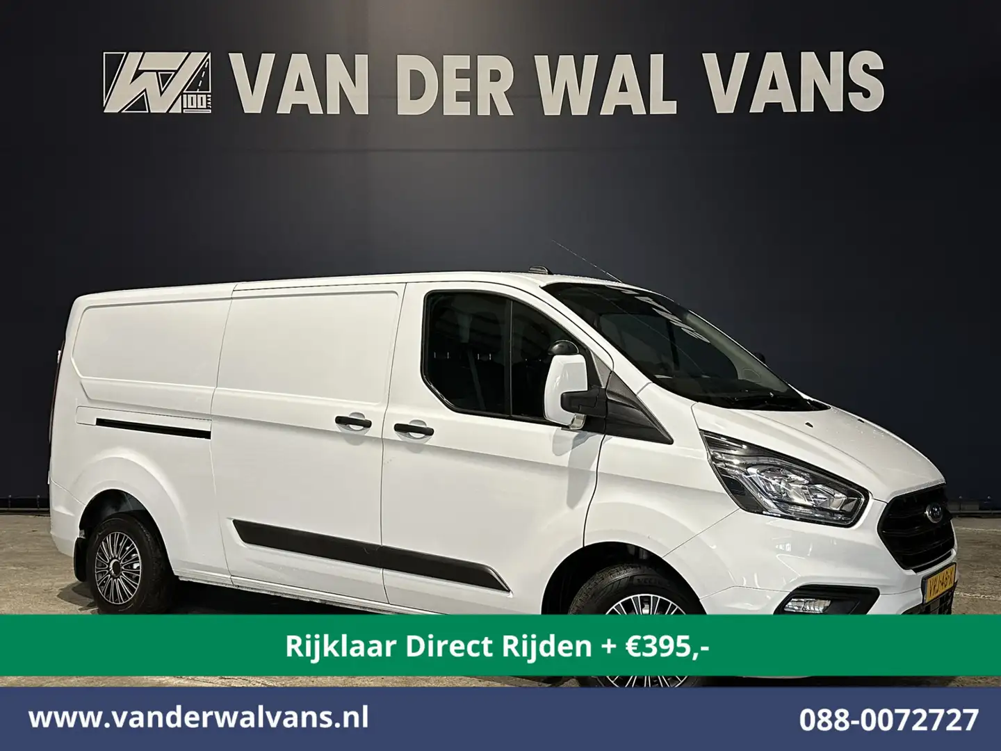 Ford Transit Custom 2.0 TDCI 130pk L2H1 Euro6 *Rijklaar Direct Rijden* Blanc - 1