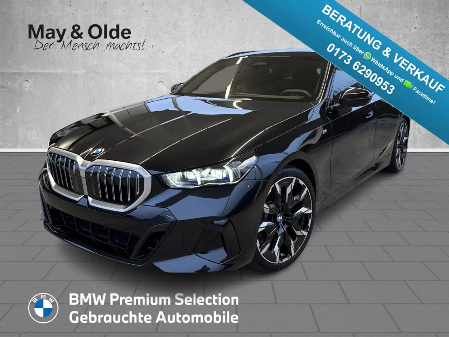 BMW 520 i Touring M Sport Kamera AHK DA+ ACC H/K Schwarz - 1