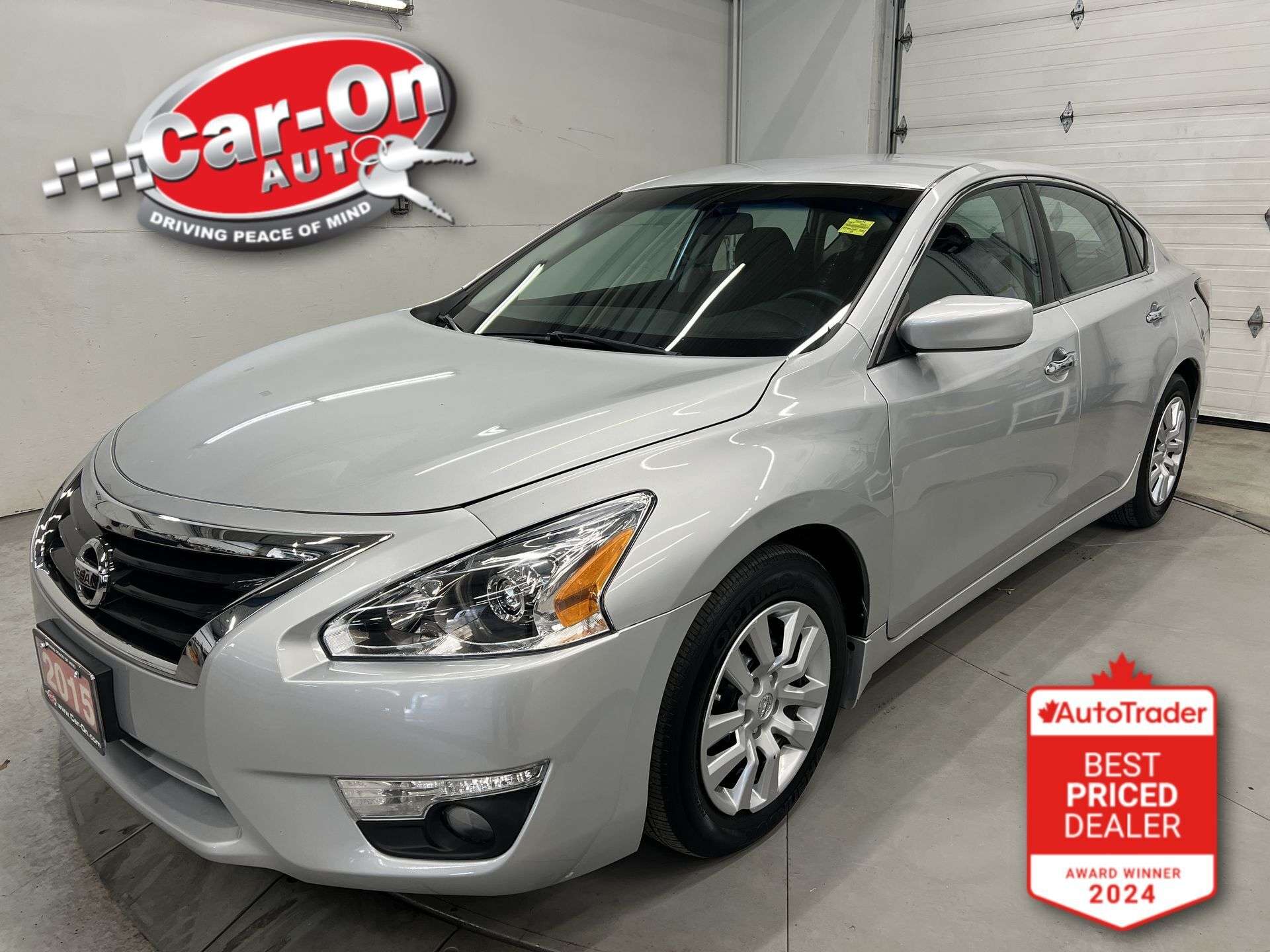 Silver 2015 Nissan Altima Sedan Front-Wheel Drive Automatic