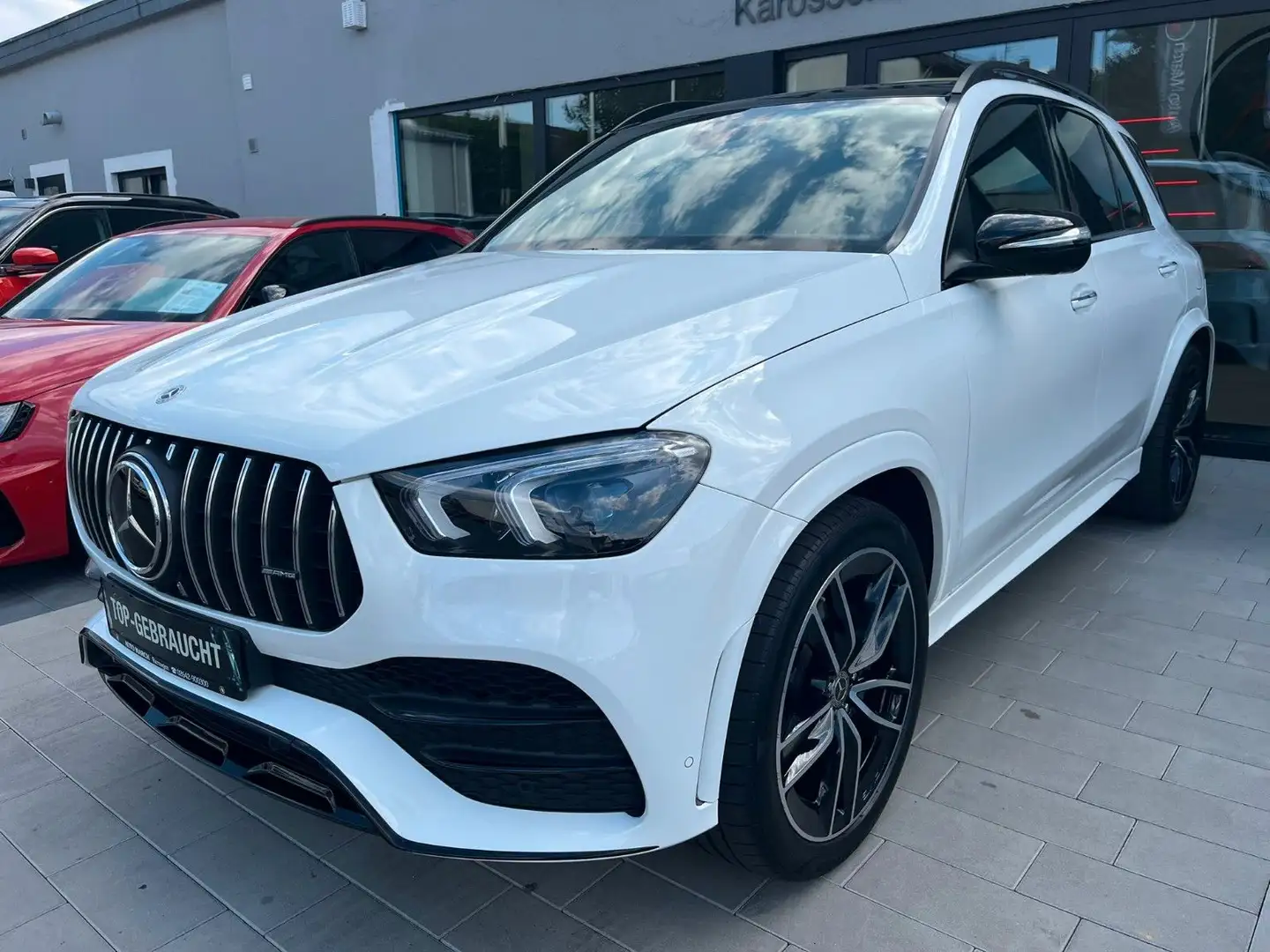 Mercedes-Benz GLE 350 e 4Matic AMG-Line*Air*Pano*360°*Keyless* Blanc - 1