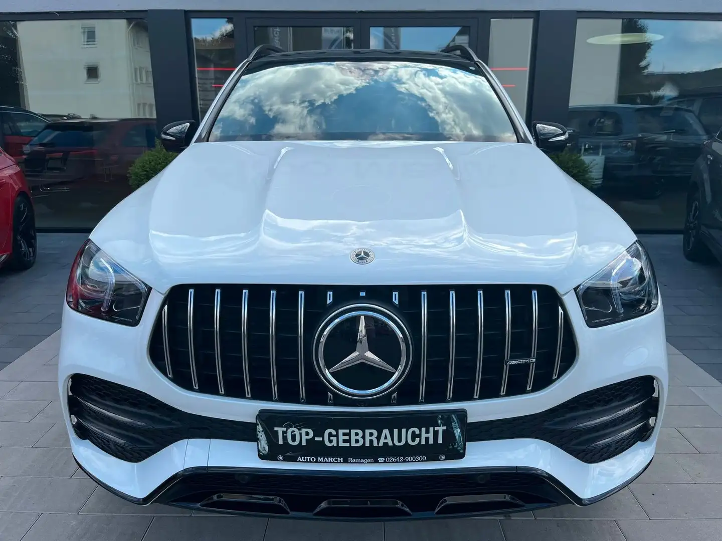 Mercedes-Benz GLE 350 e 4Matic AMG-Line*Air*Pano*360°*Keyless* Blanc - 2