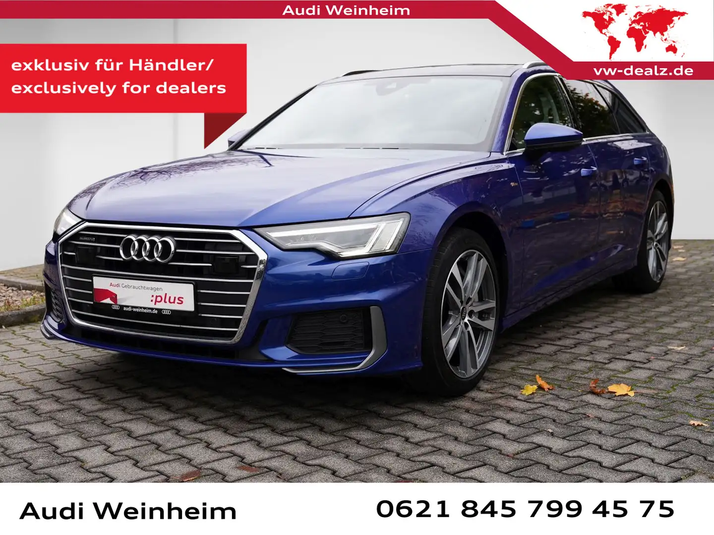 Audi A6 50 TFSIe S-Line Matrix-LED Head Up uvm Blau - 1