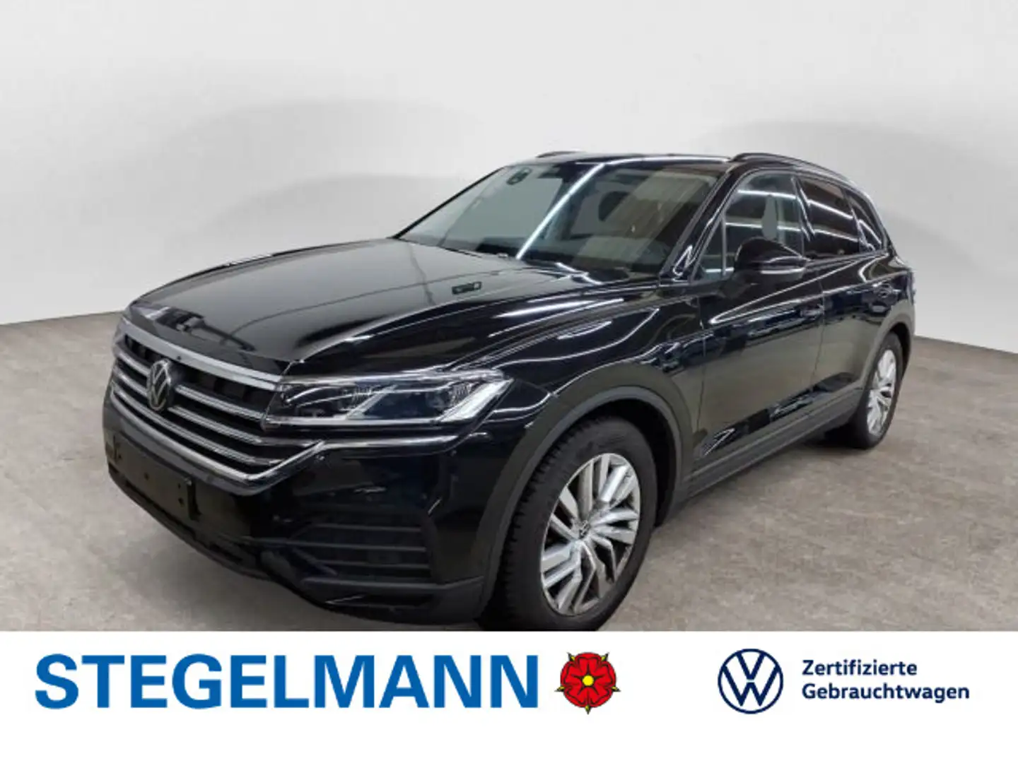 Volkswagen Touareg 3.0 TDI Tiptr. 4M *AHK*Luft*LED*Navi* Schwarz - 1