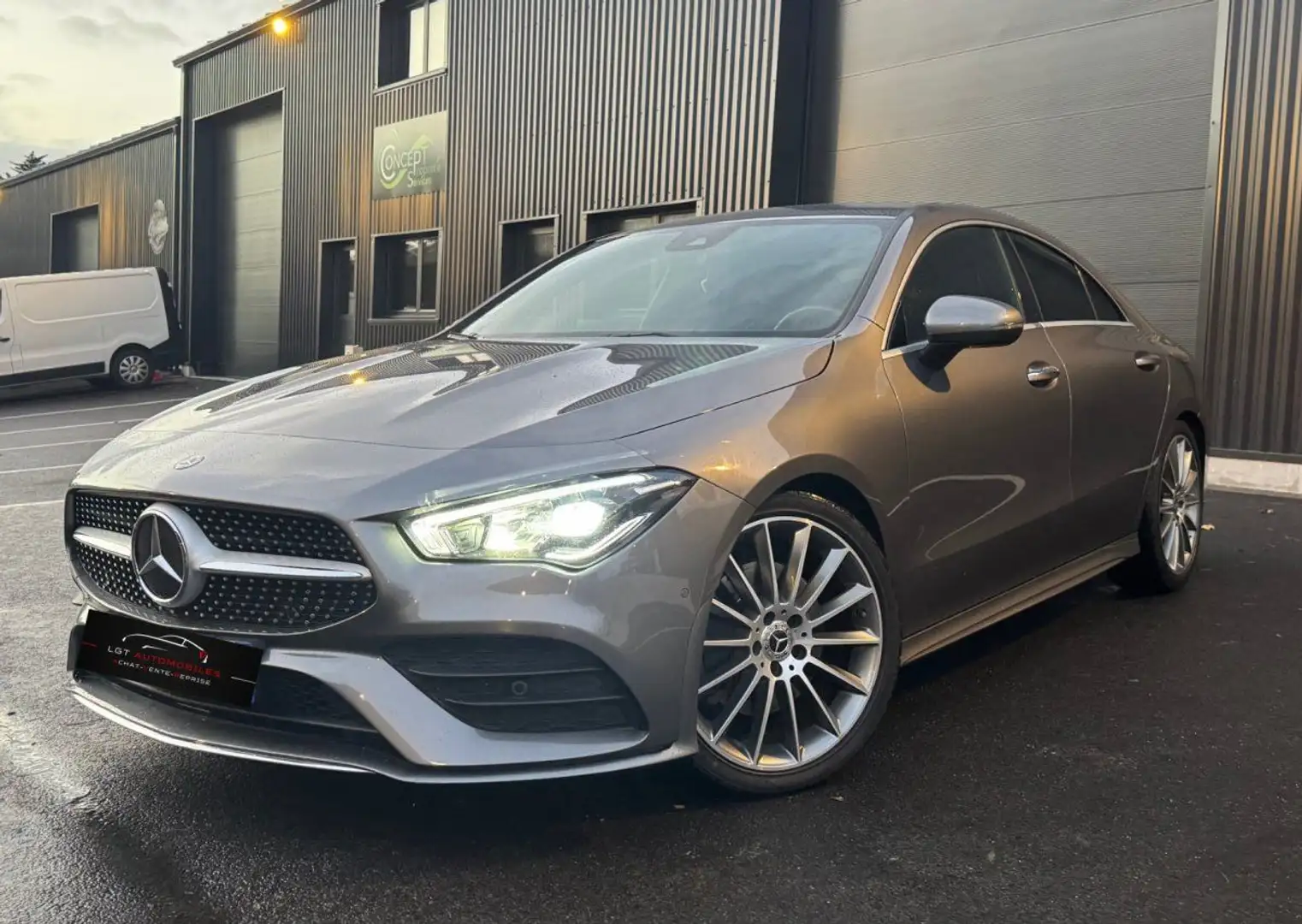 Mercedes-Benz CLA 200 200 163ch AMG Line 7G-DCT Gris - 2